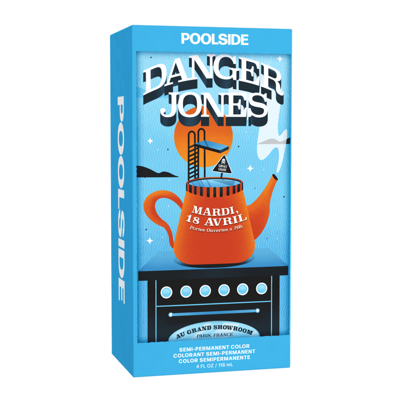 Danger Jones Semi-Permanent Colour - Poolside (Light Blue) 118ml