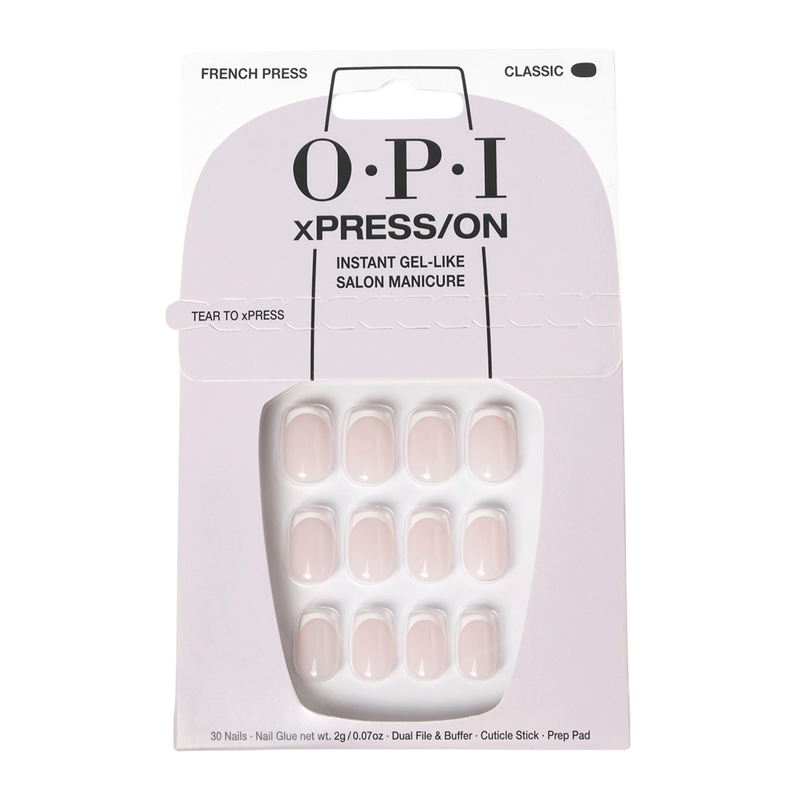 OPI xPRESS/ON Instant Gel-Like Salon Manicure - French Press - Classic