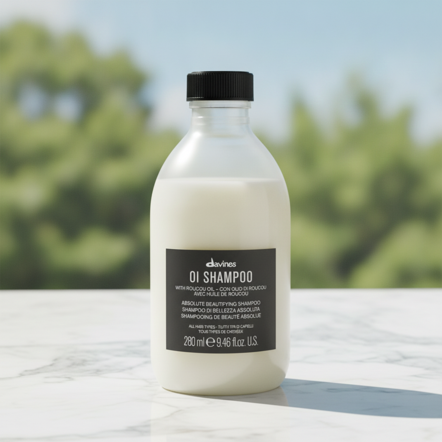 Davines OI Shampoo with nourishing Roucou oil