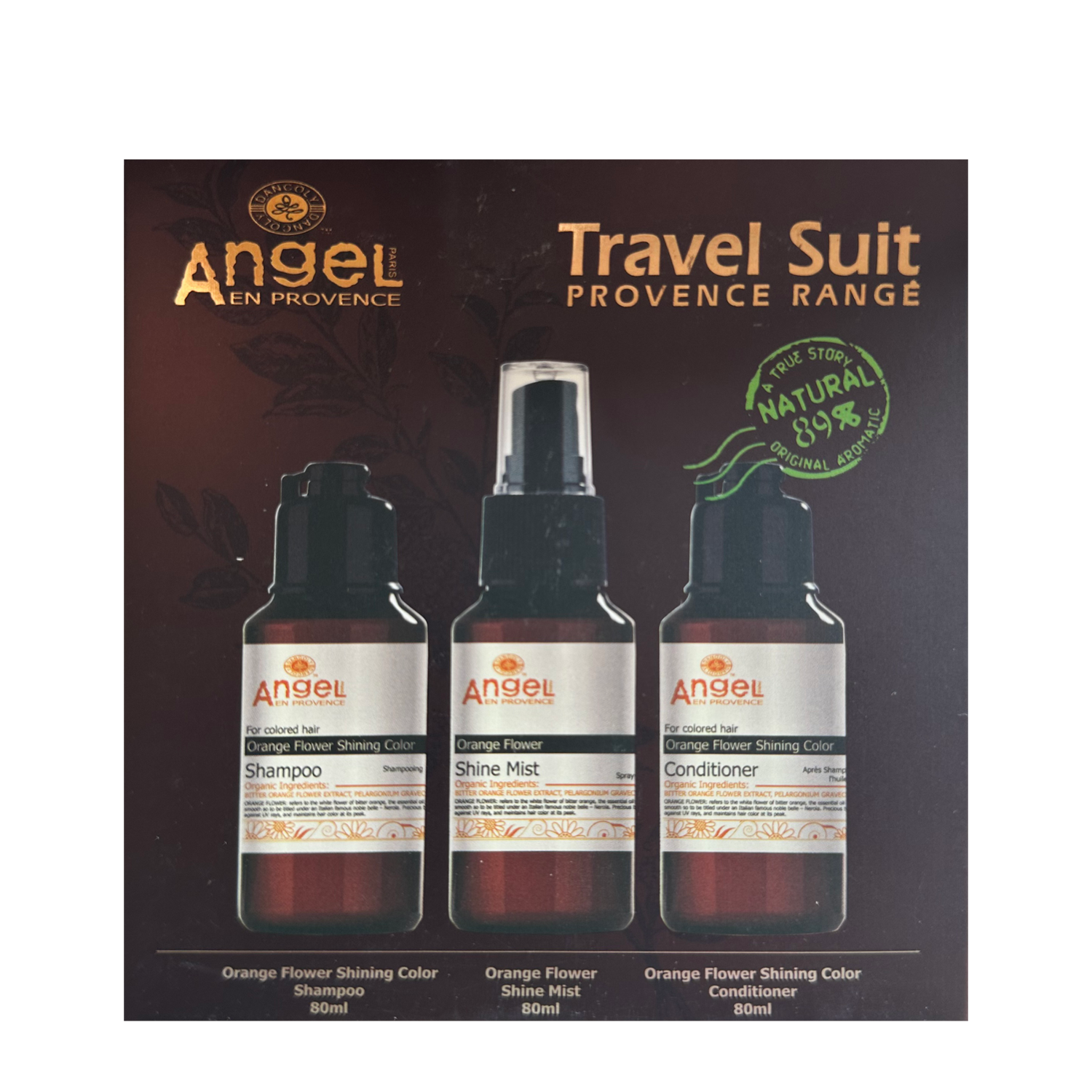 Angel En Provence Orange Flower Shining Colour Travel Trio