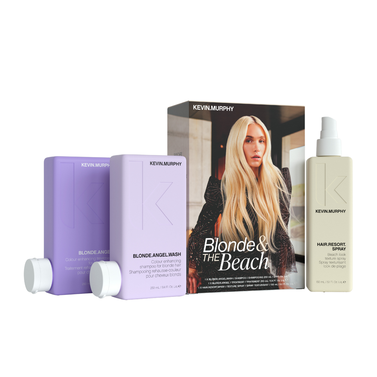 Kevin Murphy blonde and the beach gift pack to enhance blonde and grey hair