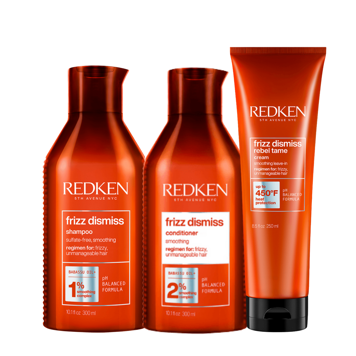 Redken Frizz Dismiss Trio to improve frizz and manageability