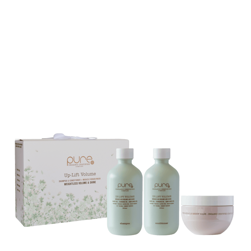Pure Up-Lift Volume + Miracle Renew Mask Trio