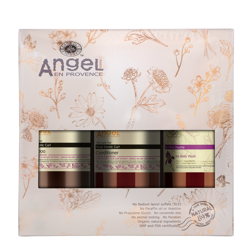 Angel En Provence Rose Elastic Curl Gift Pack