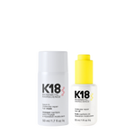 K18 Molecular Repair Mask & Oil Duo to help repair and smooth the look of damaged hair