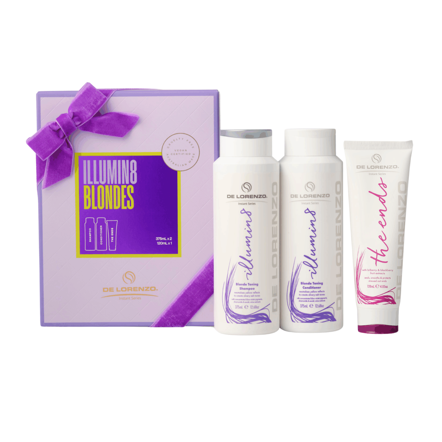 De Lorenzo Illumin8 S & C + Ends Trio Gift Pack