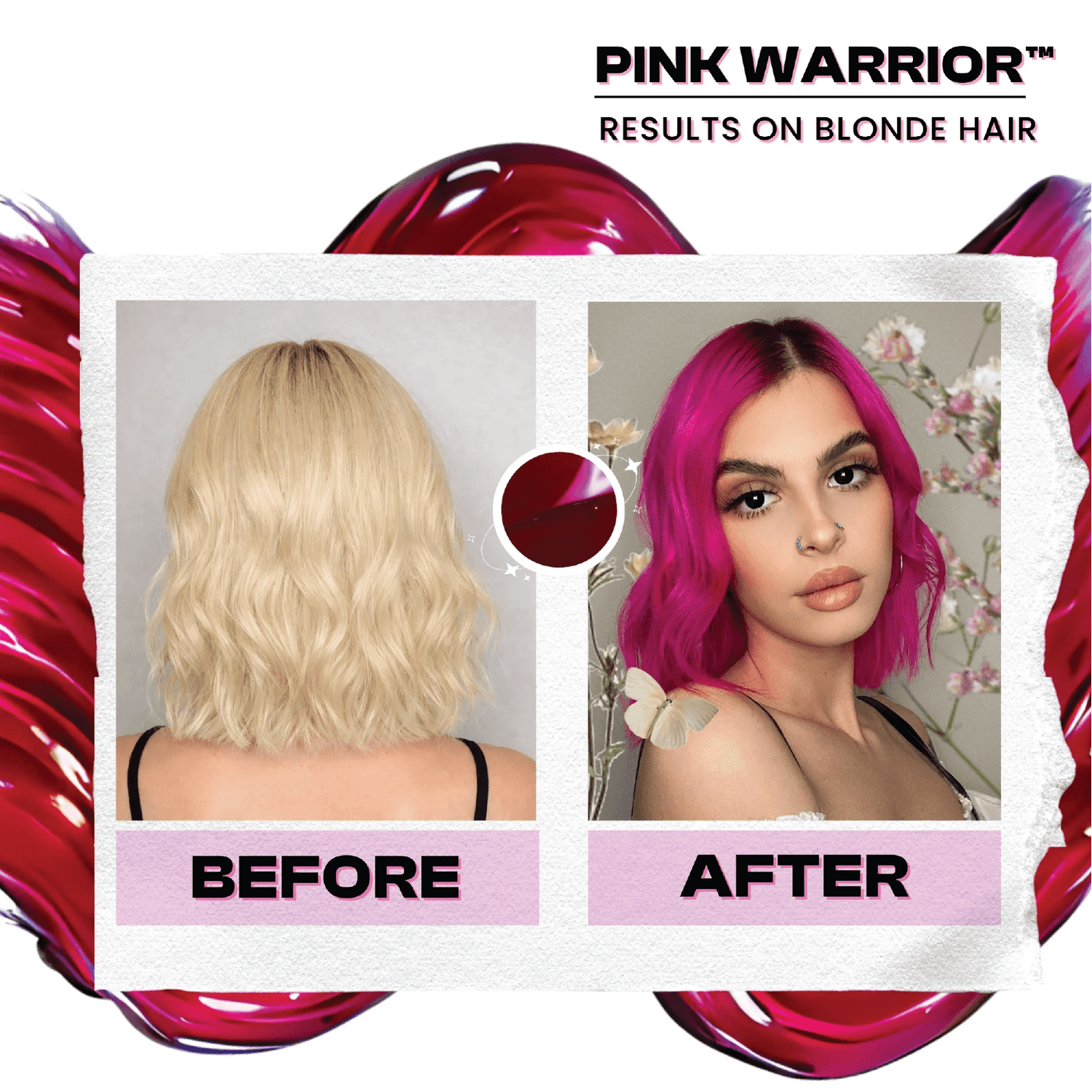Manic Panic® Inter-GEL-Actic™ Hair Color Kit - Pink Warrior™