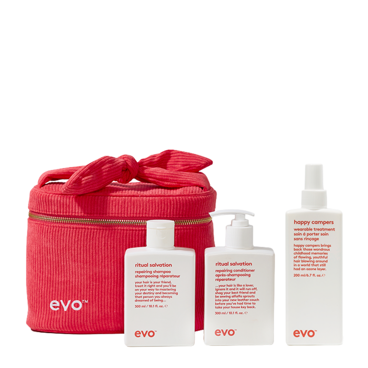 Evo The Vanity Repair Gift Pack to repair weak, brittle and colour-treated hair