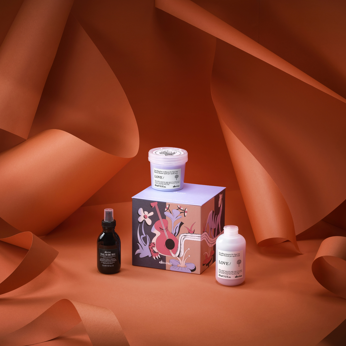 Davines Love Smooth Trio for moisturised and shiny hair