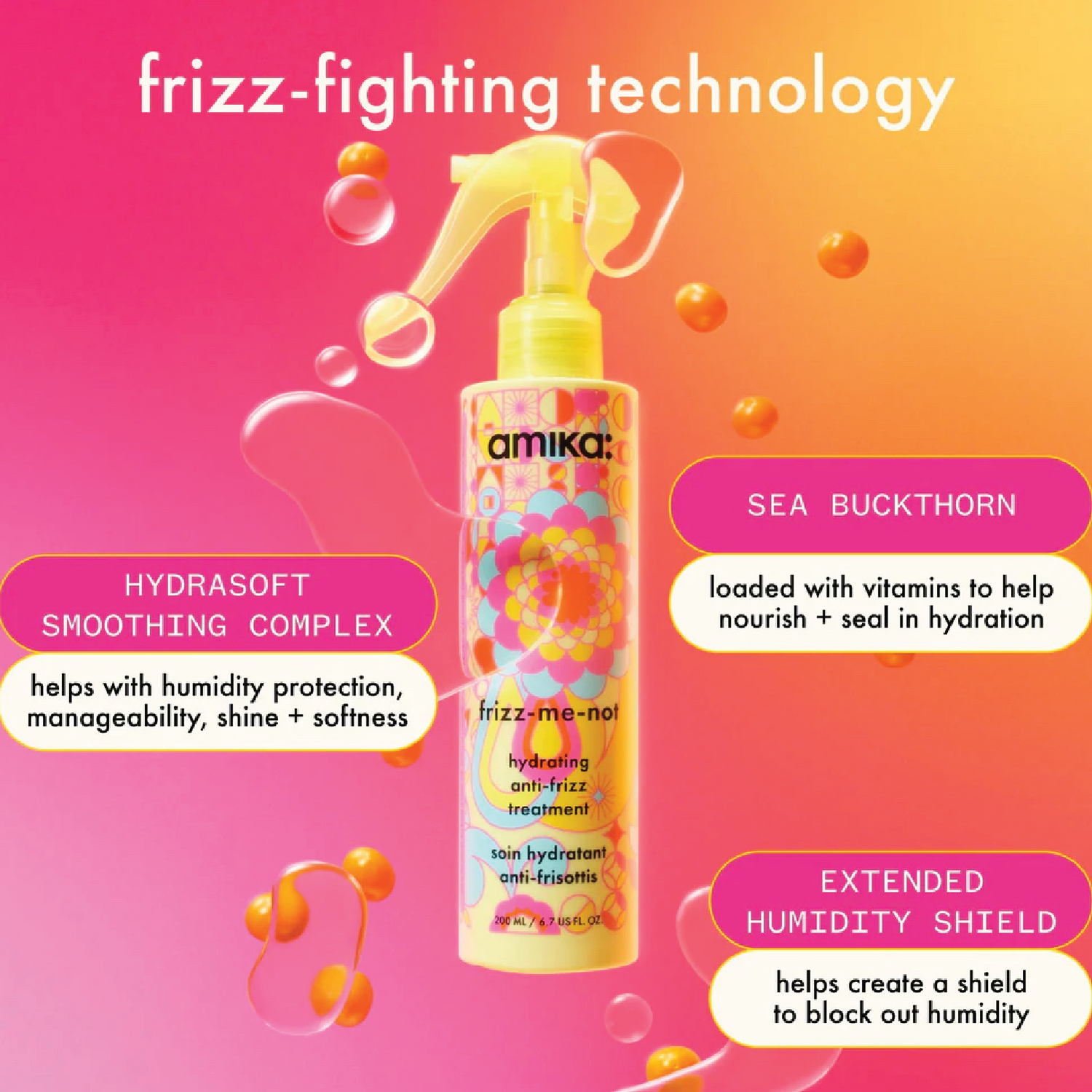 Amika Frizz-Me-Not Hydrating Anti-Frizz Treatment 200ml