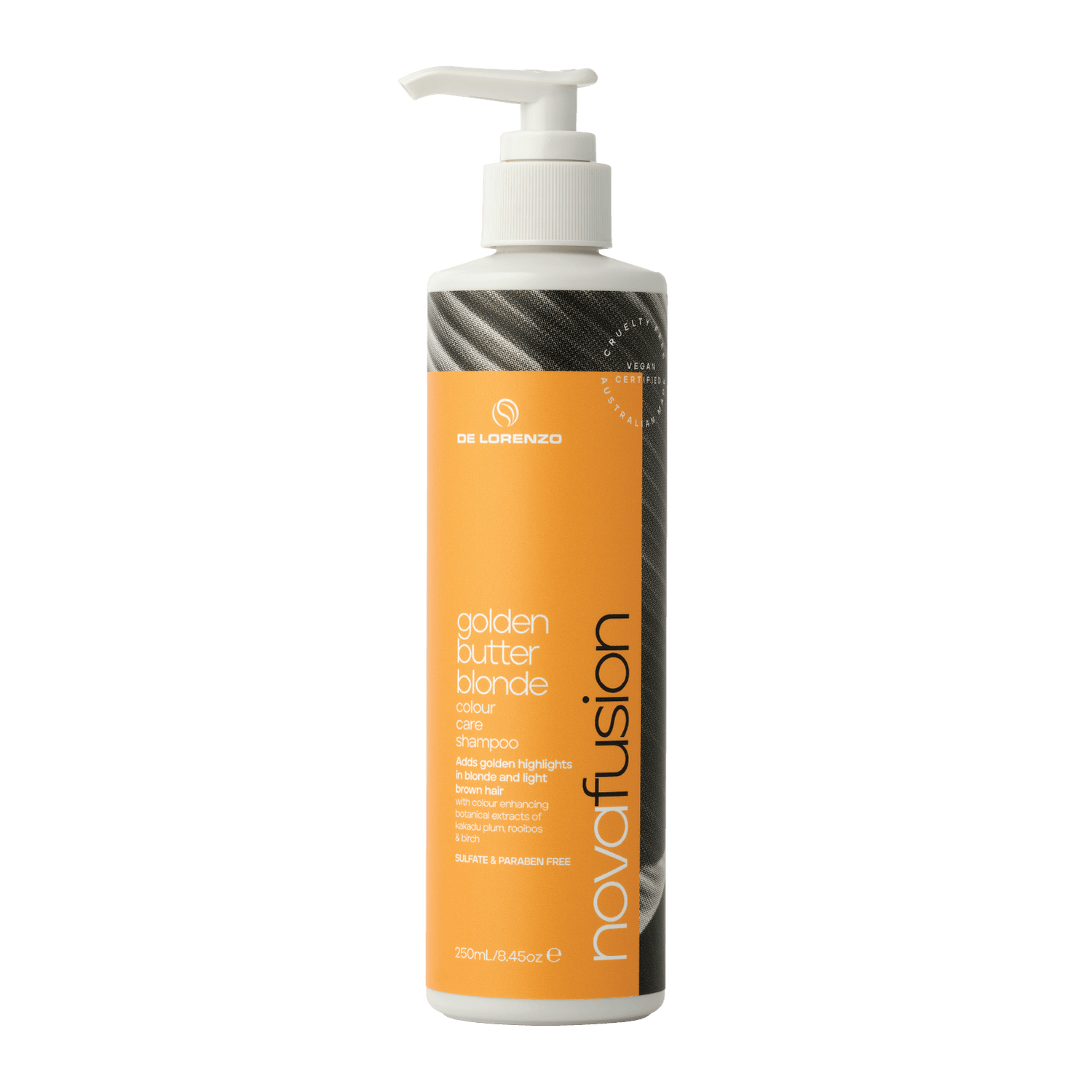 De Lorenzo Novafusion Golden Butter Blonde Shampoo 200ml