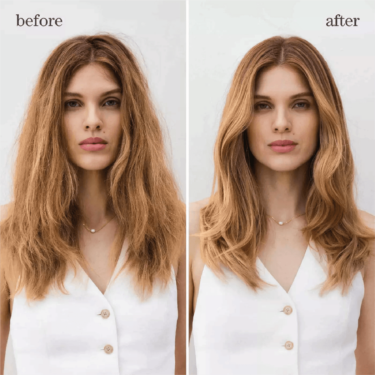 pureology strength cure hair treatment mask before and after of damaged hair