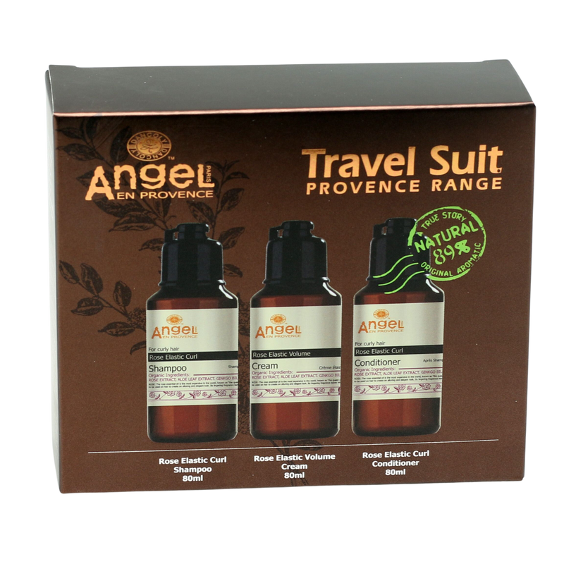 Angel En Provence Rose Elastic Curl Travel Trio