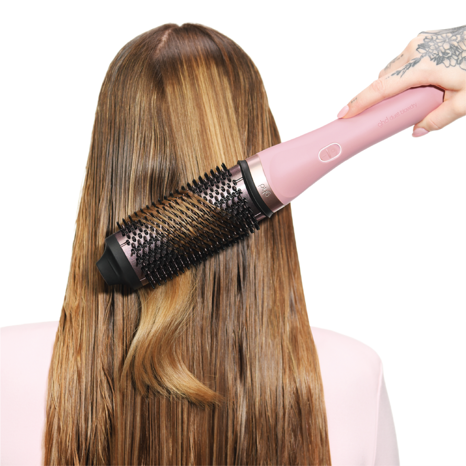 ghd Duet Blowdry Hair Dryer In Dusted Pink