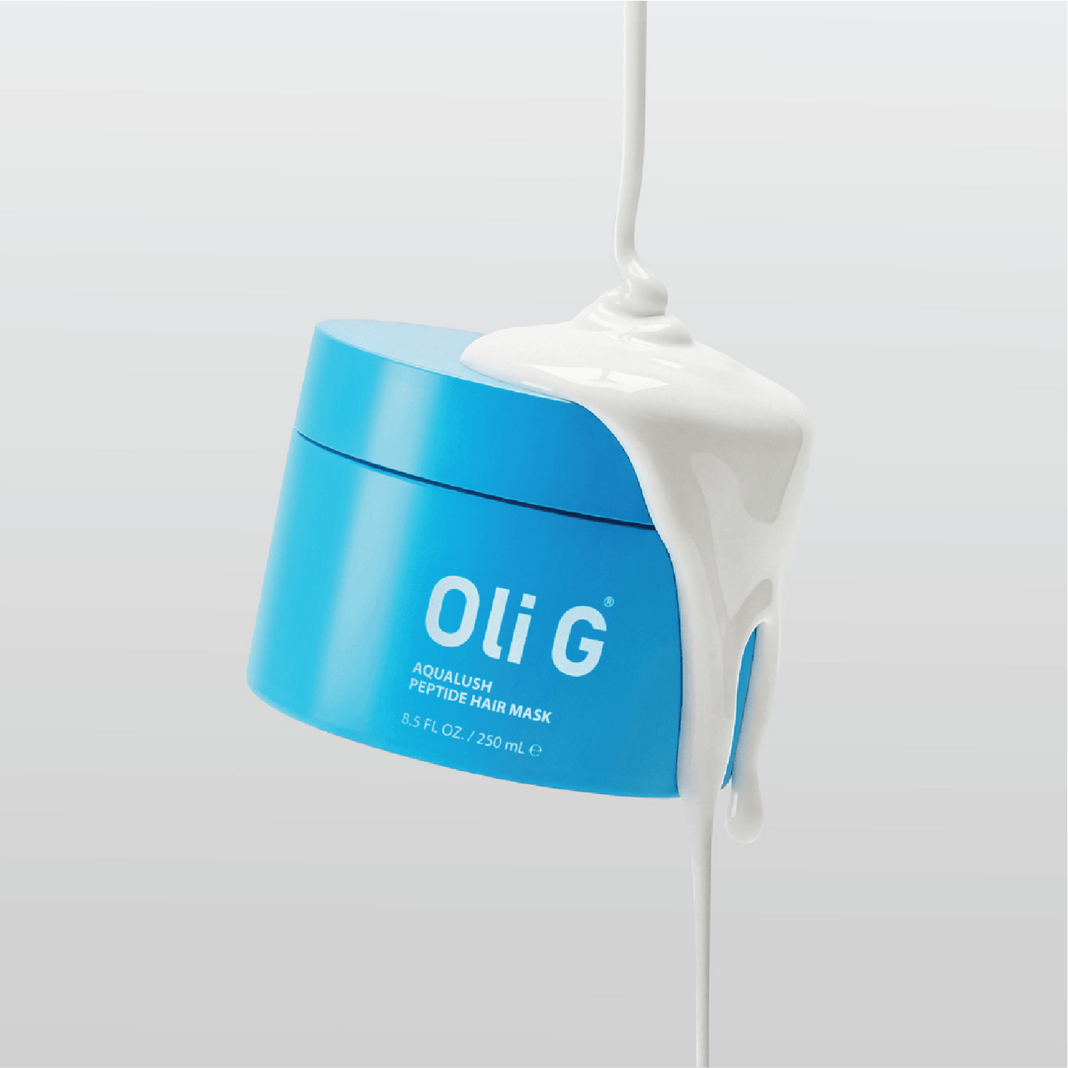 oli g aqualush peptide fibre hair mask to improve moisture retention 
