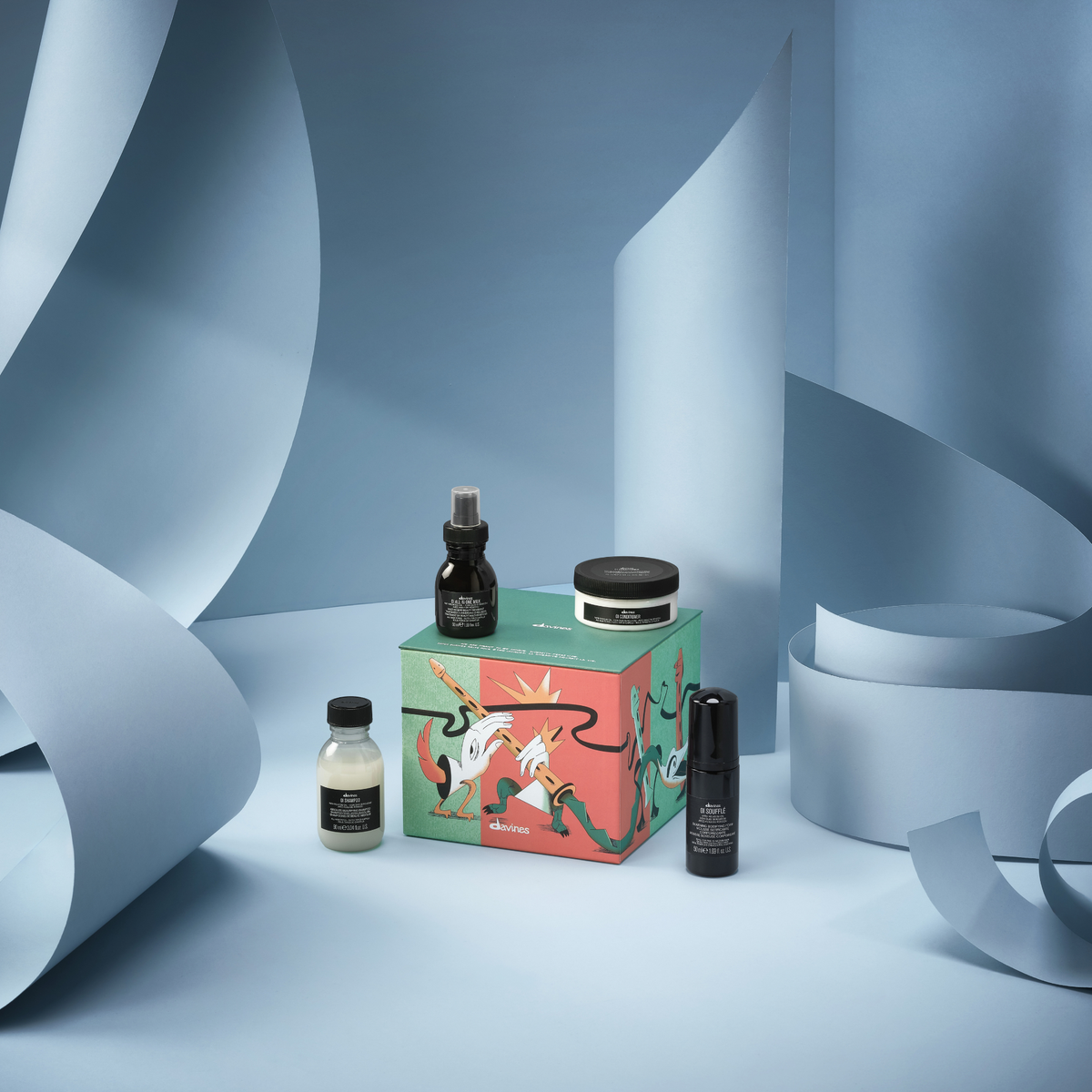 Davines OI Travel Gift Pack suitable for all hair types
