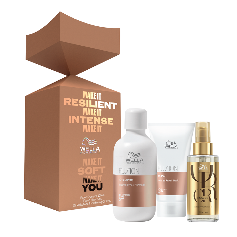 Wella Fusion Trio + Cracker Gift Pack