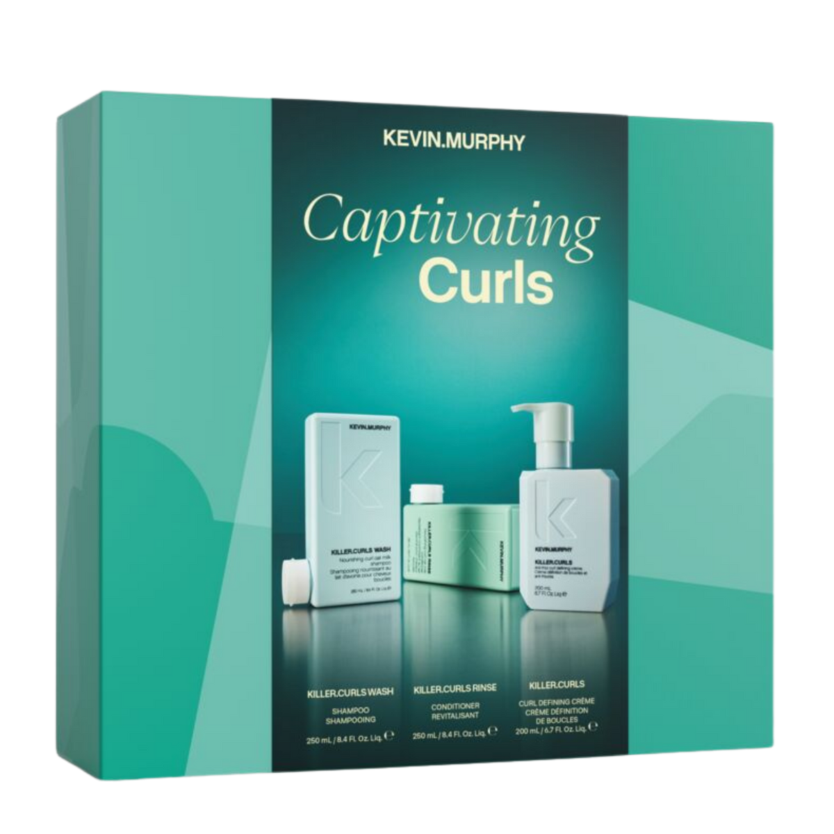 Kevin Murphy Captivating Curls Gift Pack to retain moisture and enhance curly hair texture
