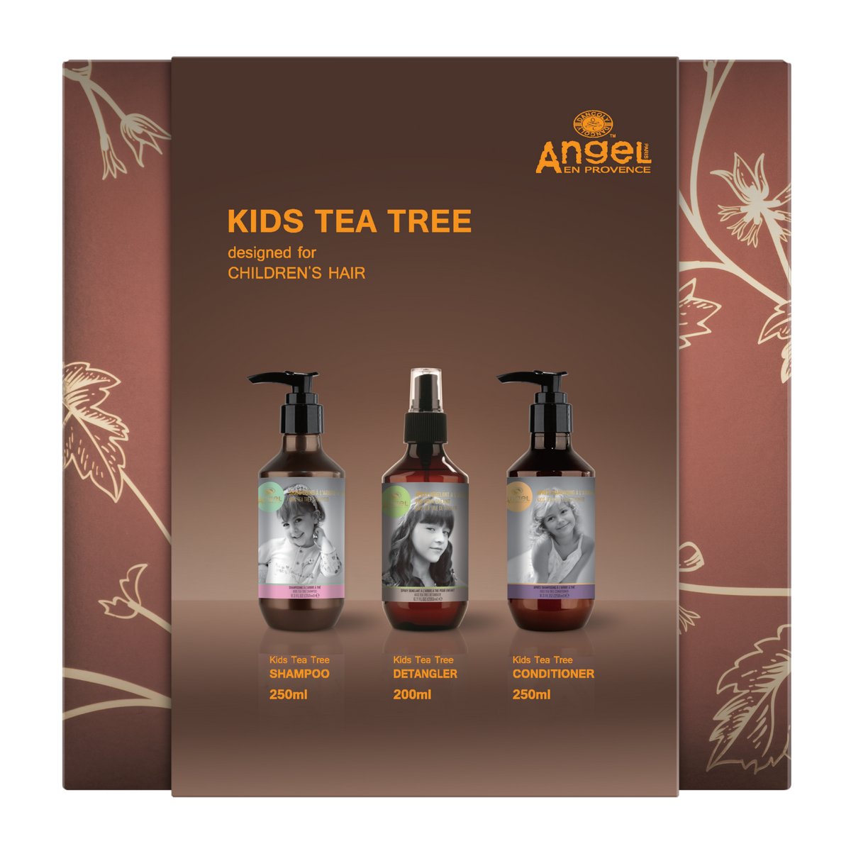 Angel En Provence Kids Tea Tree Trio Gift Pack to protect children's sensitive scalps