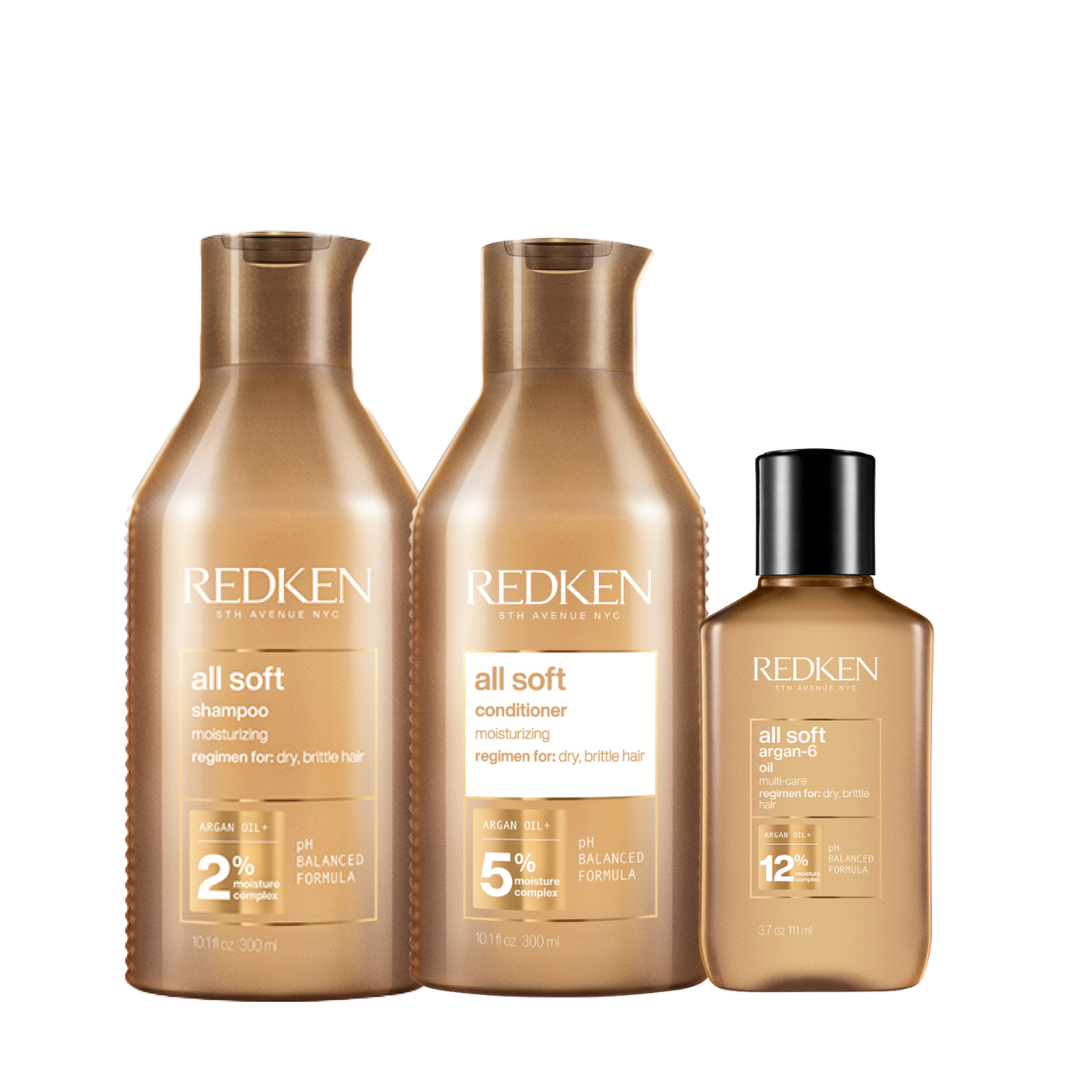 Redken All Soft Trio to transform brittle, dry and damaged hair
