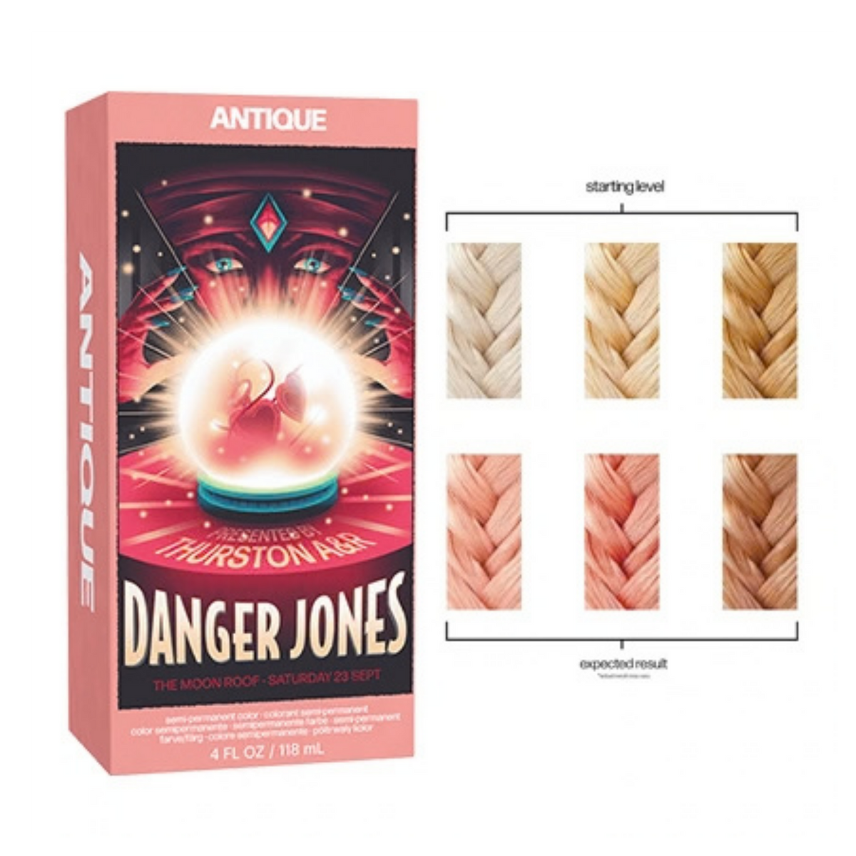 Danger Jones Semi-Permanent Colour - Antique (Rose Gold) 118ml