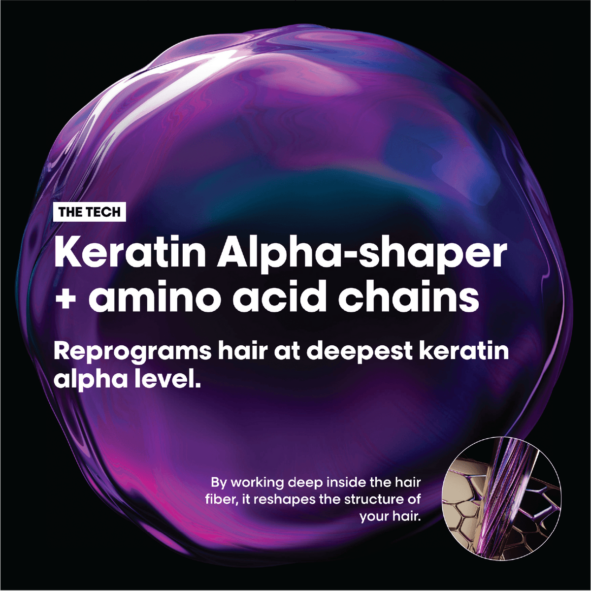 L'Oreal Professional Keratin Alpha Sleek Shampoo for an anti-frizz routine