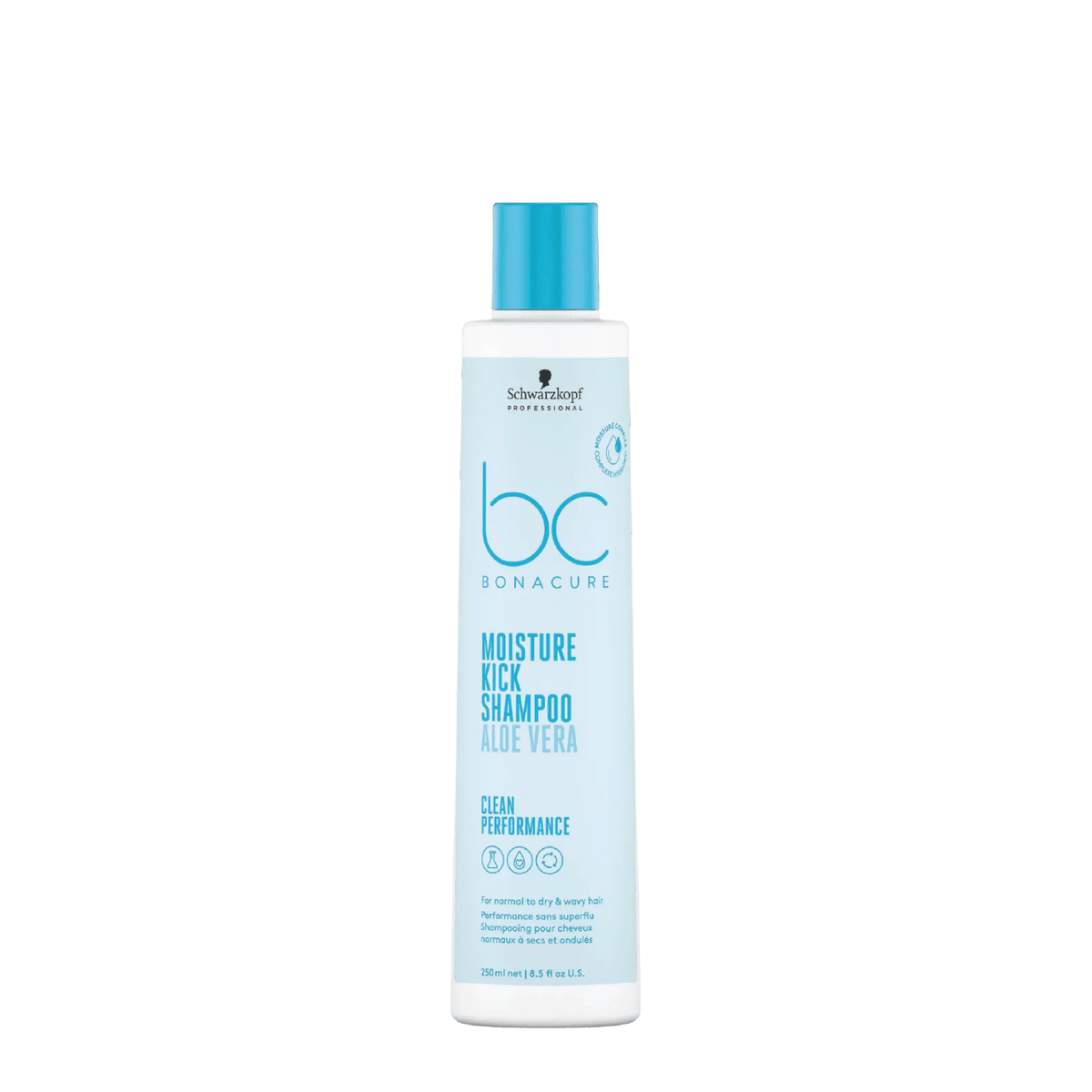Schwarzkopf Professional BC Bonacure Moisture Kick Shampoo to hydrate normal to dry hair types