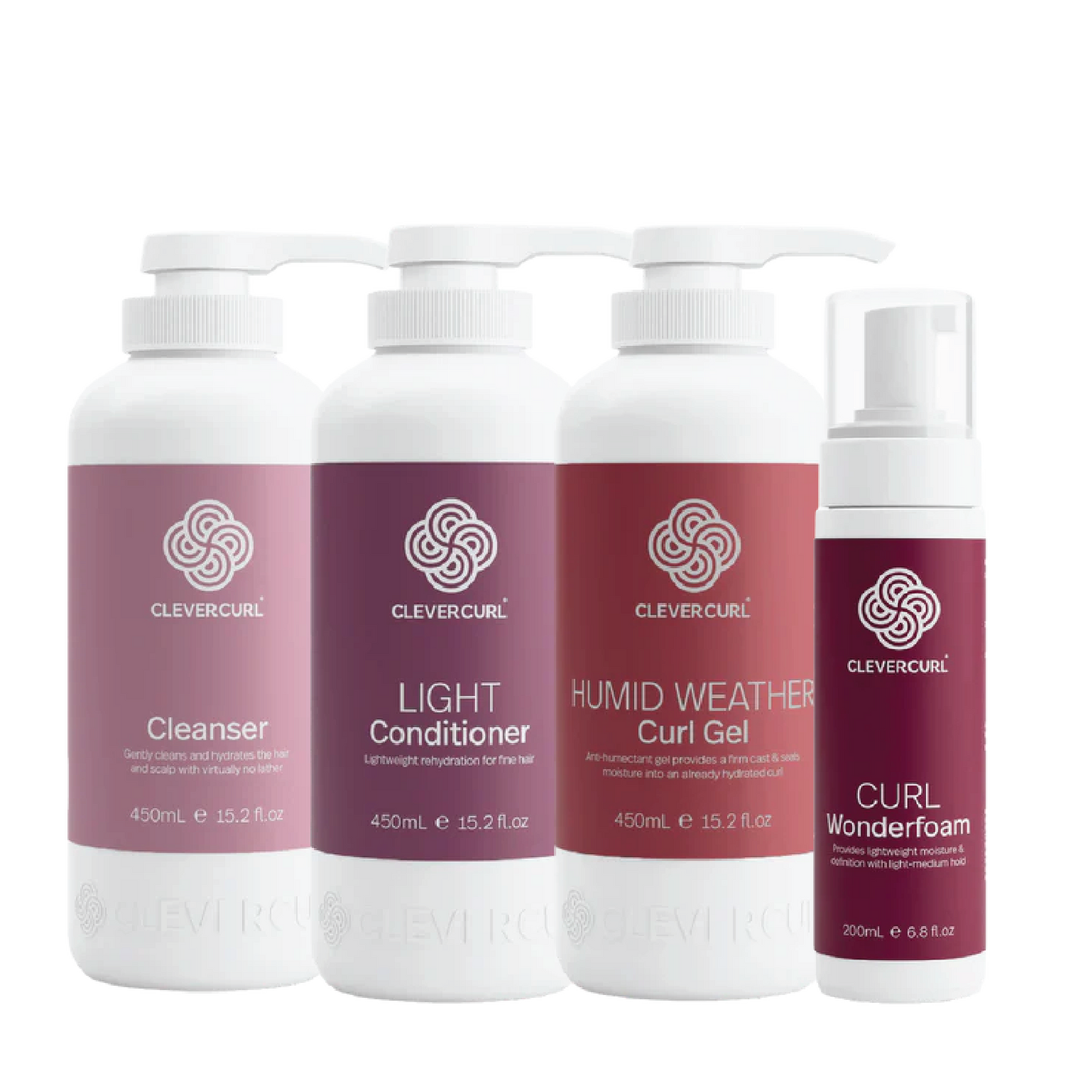 Clever Curl Light Quad Bundle For Fine Hair or Wavy Hair