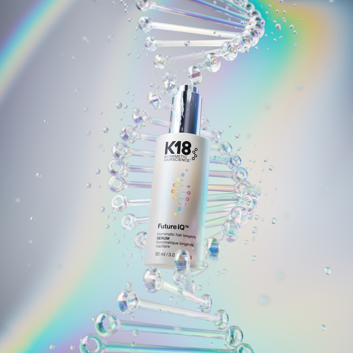 K18 FutureIQ™ to reduce shedding and reverse greying