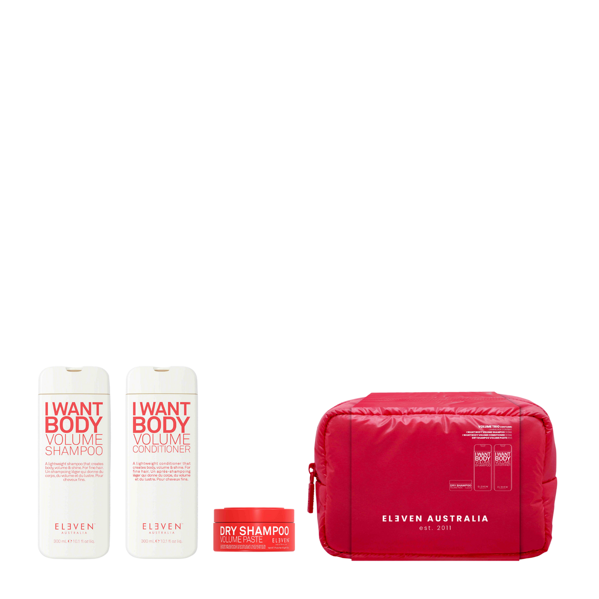 Eleven Australia Volume Trio for more voluminous hair