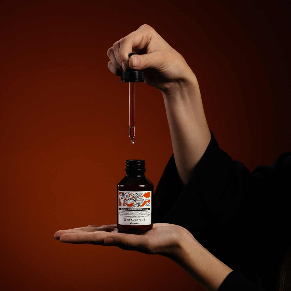 Davines Naturaltech Energizing Overnight Serum for fuller-looking hair