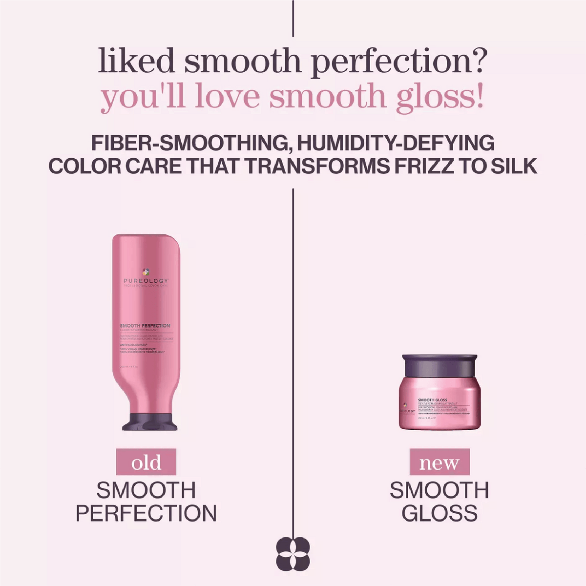 Pureology Smooth Gloss Mask to transform frizz to silk