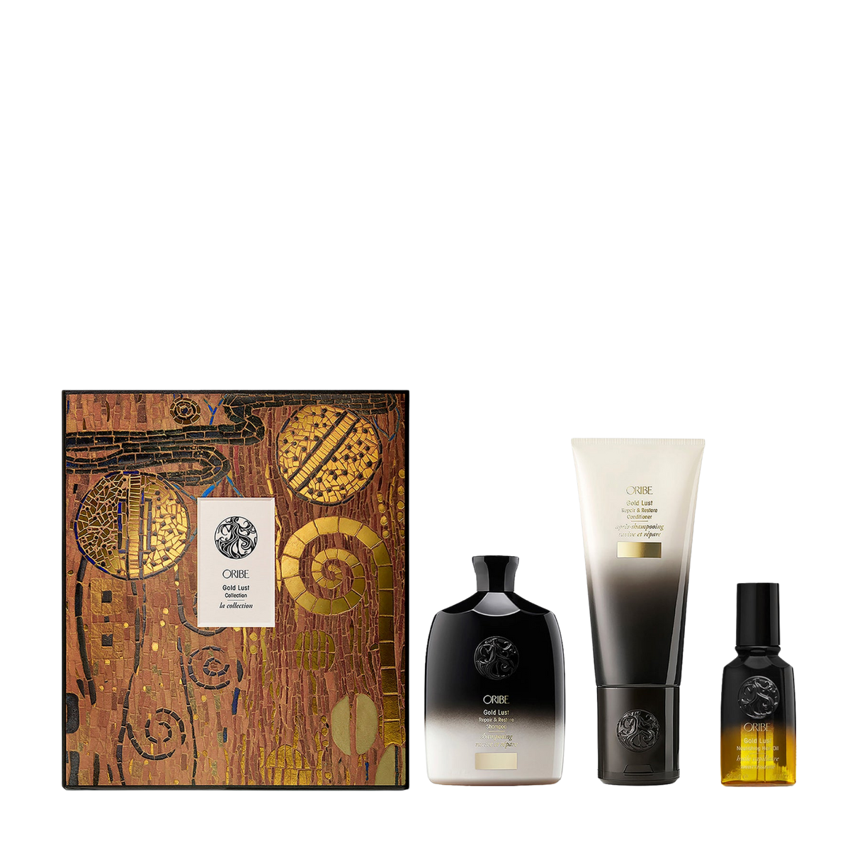 Oribe Gold Lust Repair & Restore Trio to restore hair to its prime
