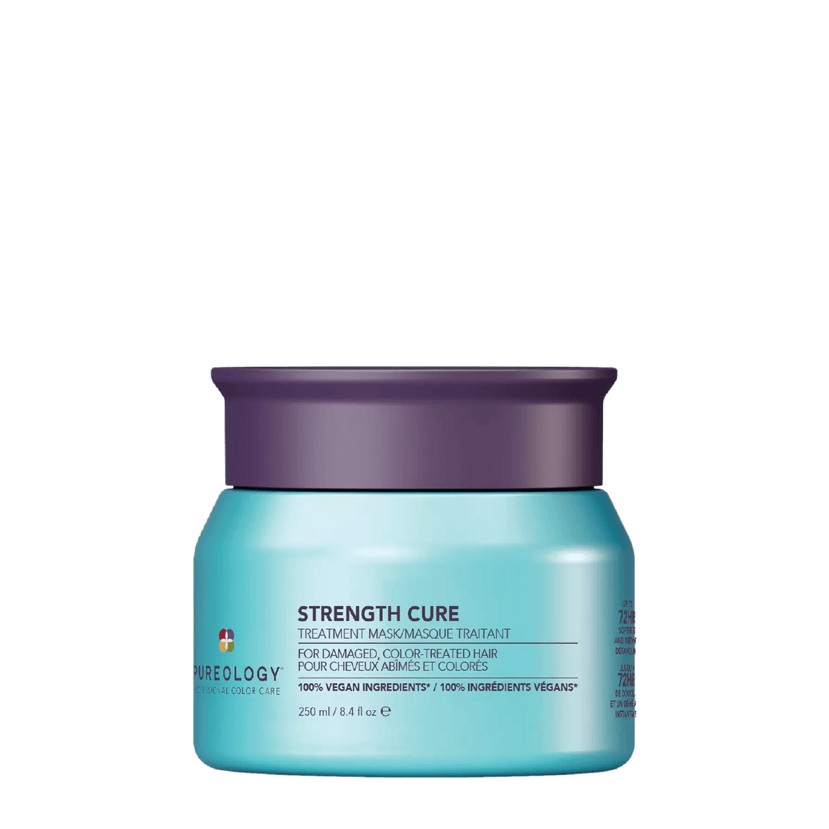 pureology strength cure hair treatment mask for damaged hair