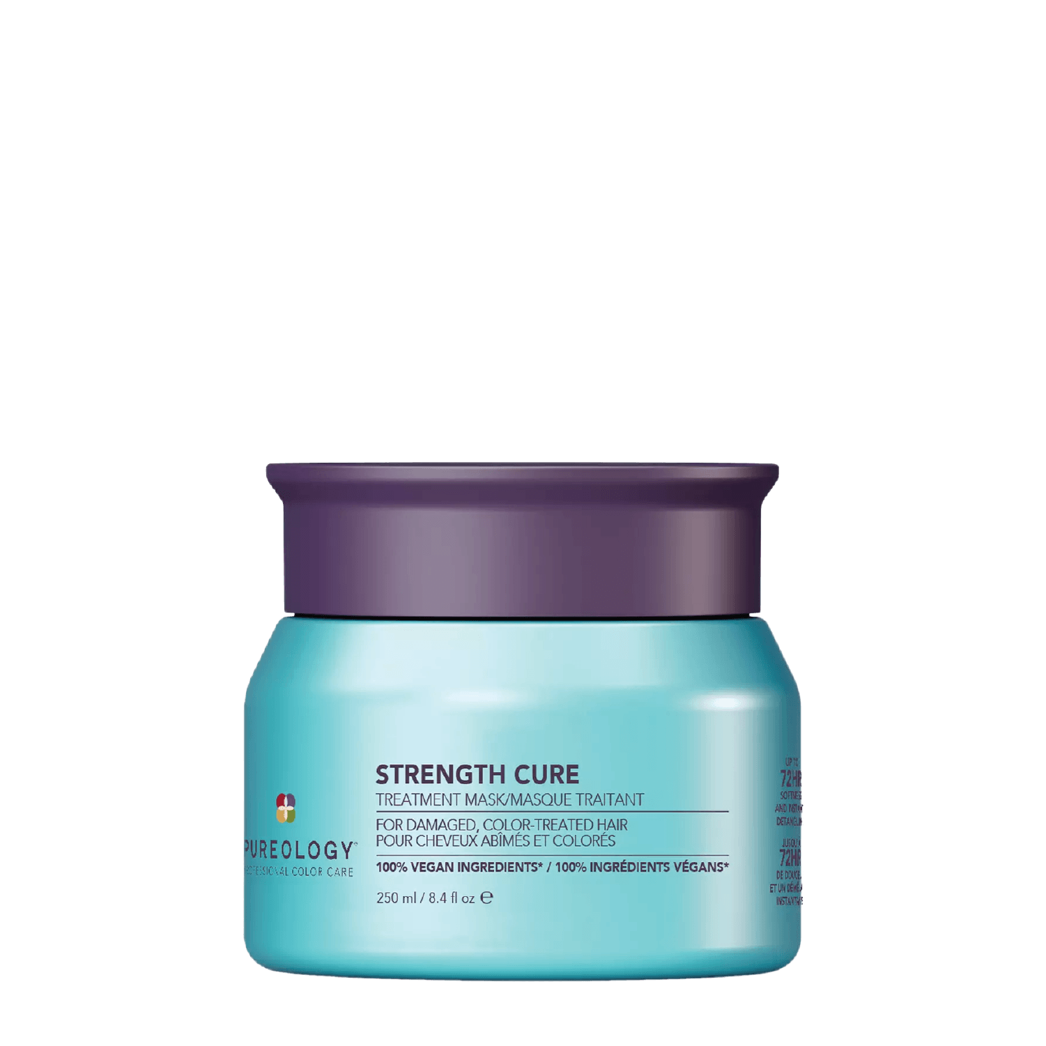 pureology strength cure hair treatment mask for damaged hair