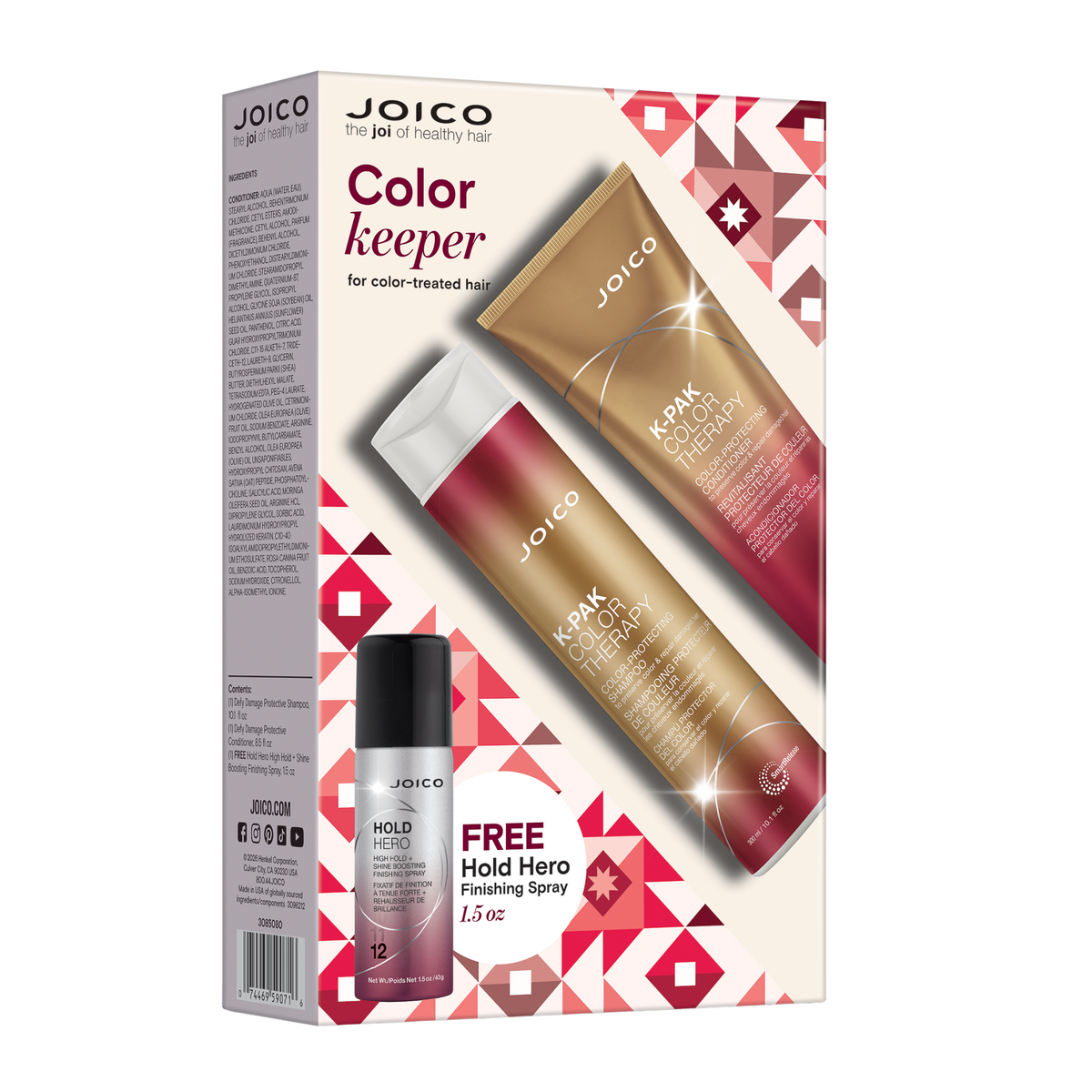 Joico K-Pak Color Therapy Duo to increase hair strength and protect against future damage