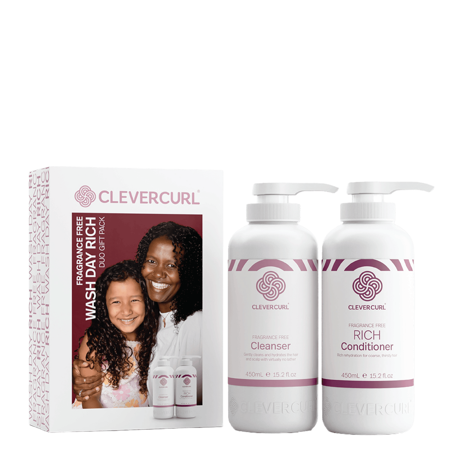 Fragrance Free Clever Curl Wash Day Rich Duo