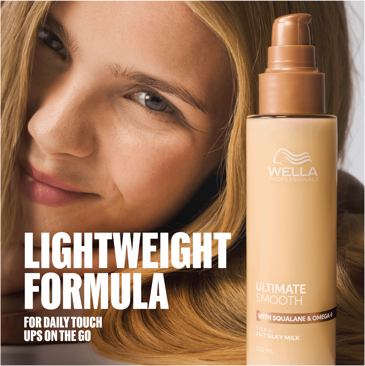Wella Ultimate Smooth Silky Milk for frizz and volume control