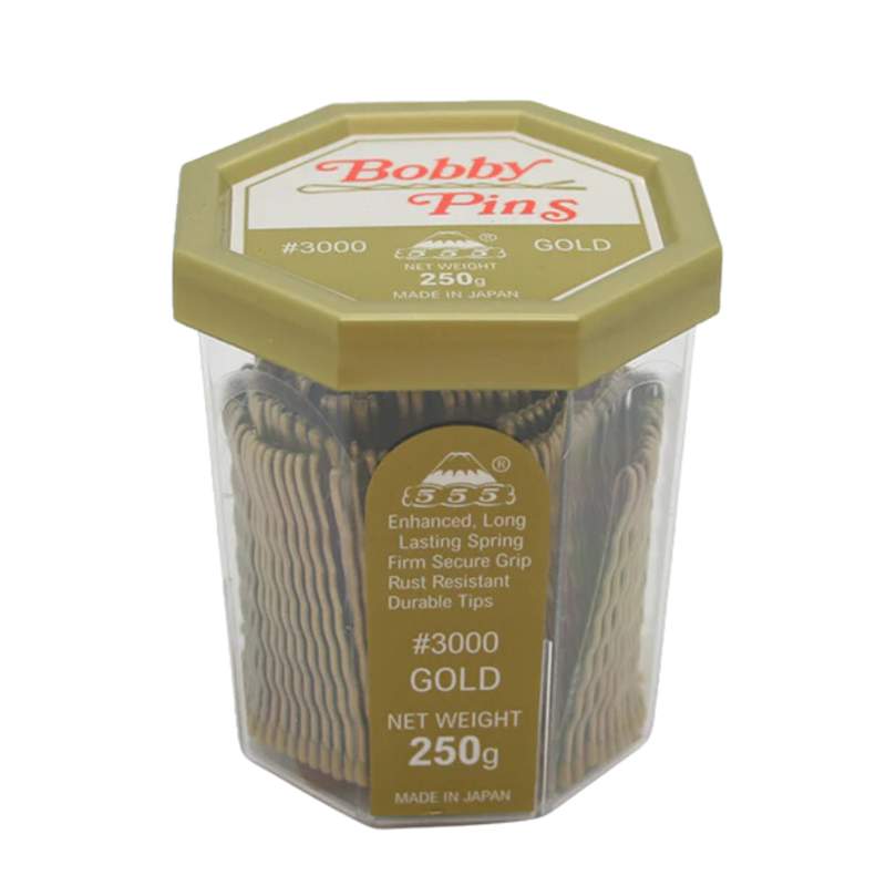 555 Standard Bobby Pins 2" Gold