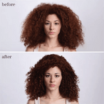 Pureology Smooth Gloss Mask before and after for curly hair