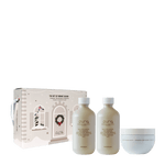 Pure Colour Angel + Sacred Mask Trio to nourish fragile coloured hair