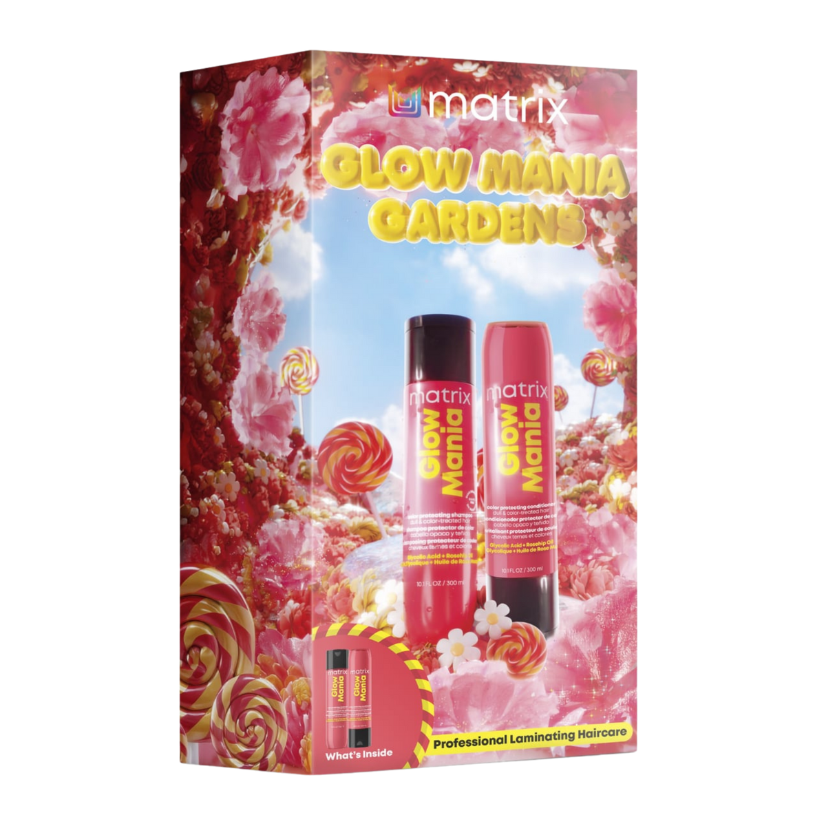 Matrix Glow Mania Gardens Duo to protect and soften colour-treated hair