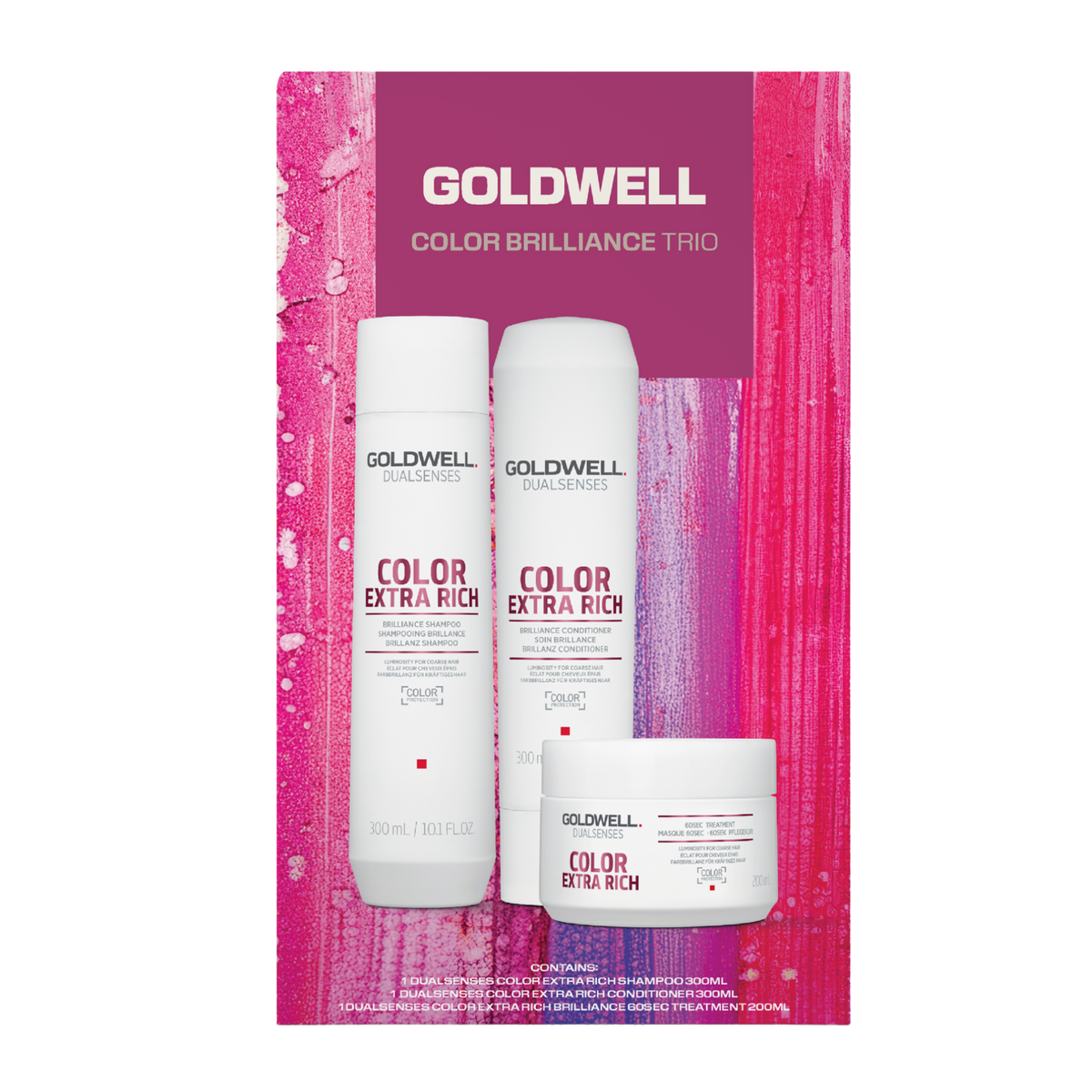 Goldwell Dualsenses Color Extra Rich Trio to reveal colour brilliance 