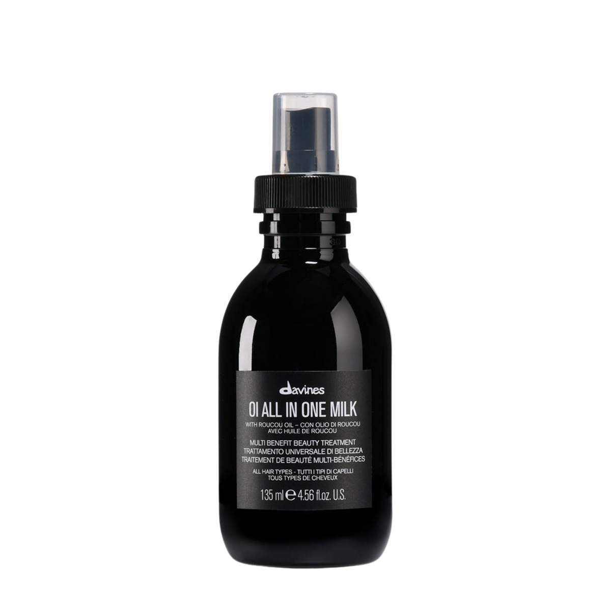 Davines OI All In One Milk to reduce frizz and leave hair shiny and silky