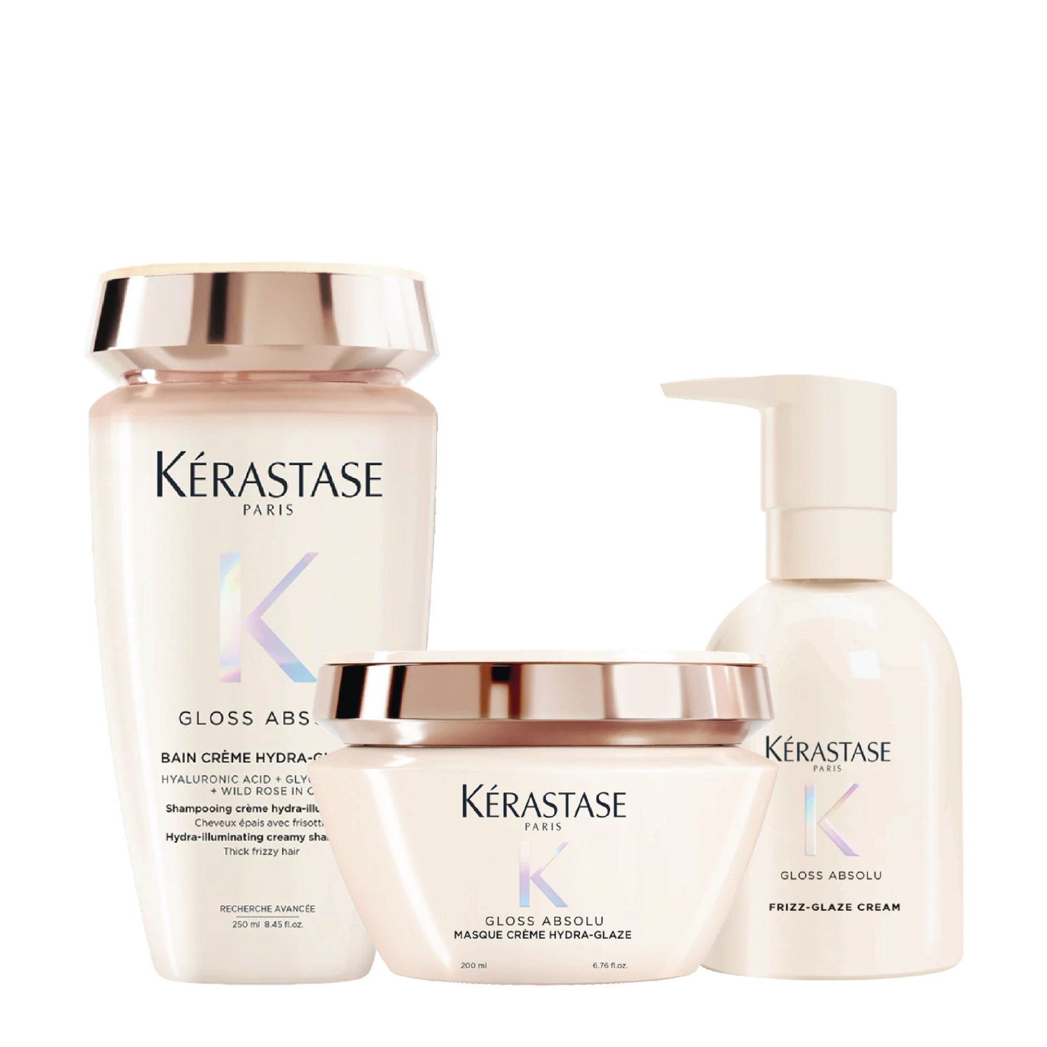 Kerastase Gloss Absolu Crème Bundle for Thick Hair