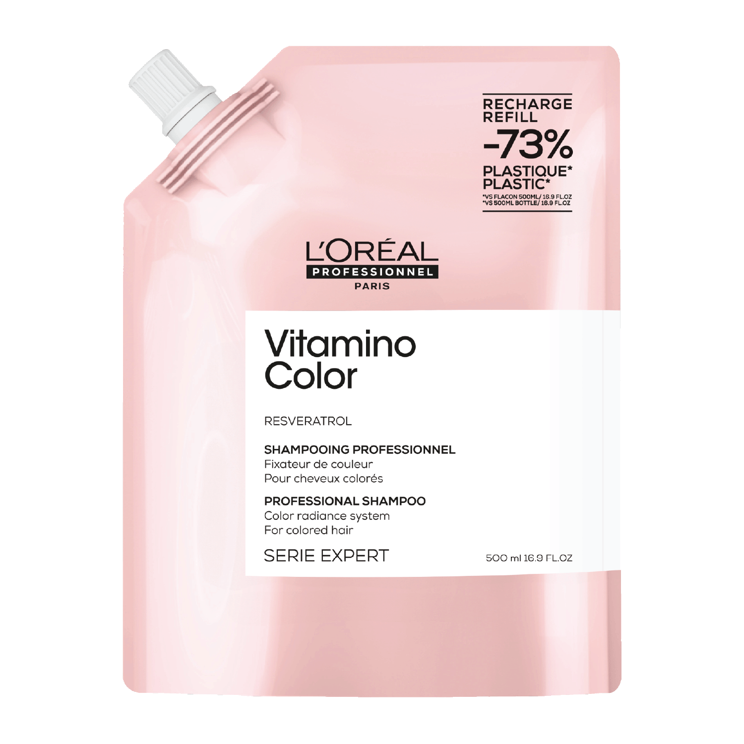 L'Oreal Professional Serie Expert Vitamino Color Shampoo 500ml Refill Pouch