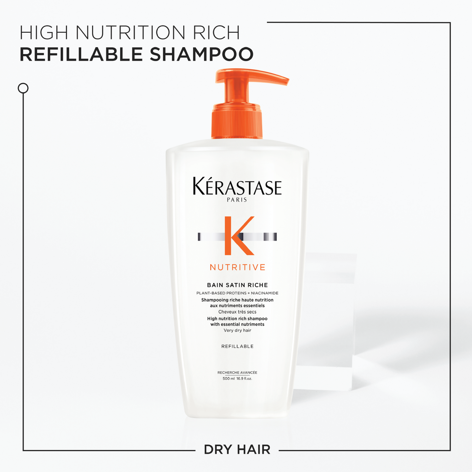 Kerastase Nutritive Bain Satin Riche Shampoo For Very Dry Hair 500ml