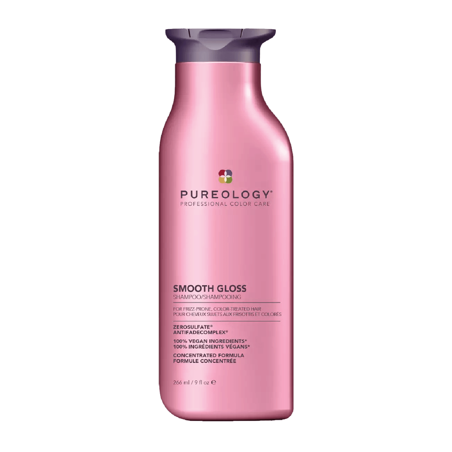 Pureology Smooth Gloss Shampoo with frizz-defying performance