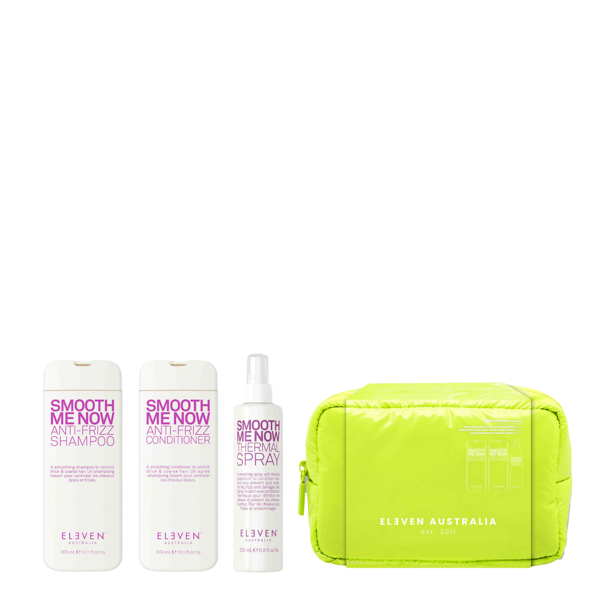 Eleven Australia Smooth Trio to control thick and coarse hair