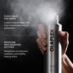Olaplex Shape Set Hair Spray for frizz control, heat and UV protection